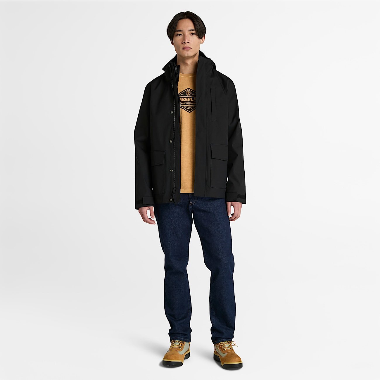 Men's Water-Resistant 3-in-1 Hooded Jacket - 3
