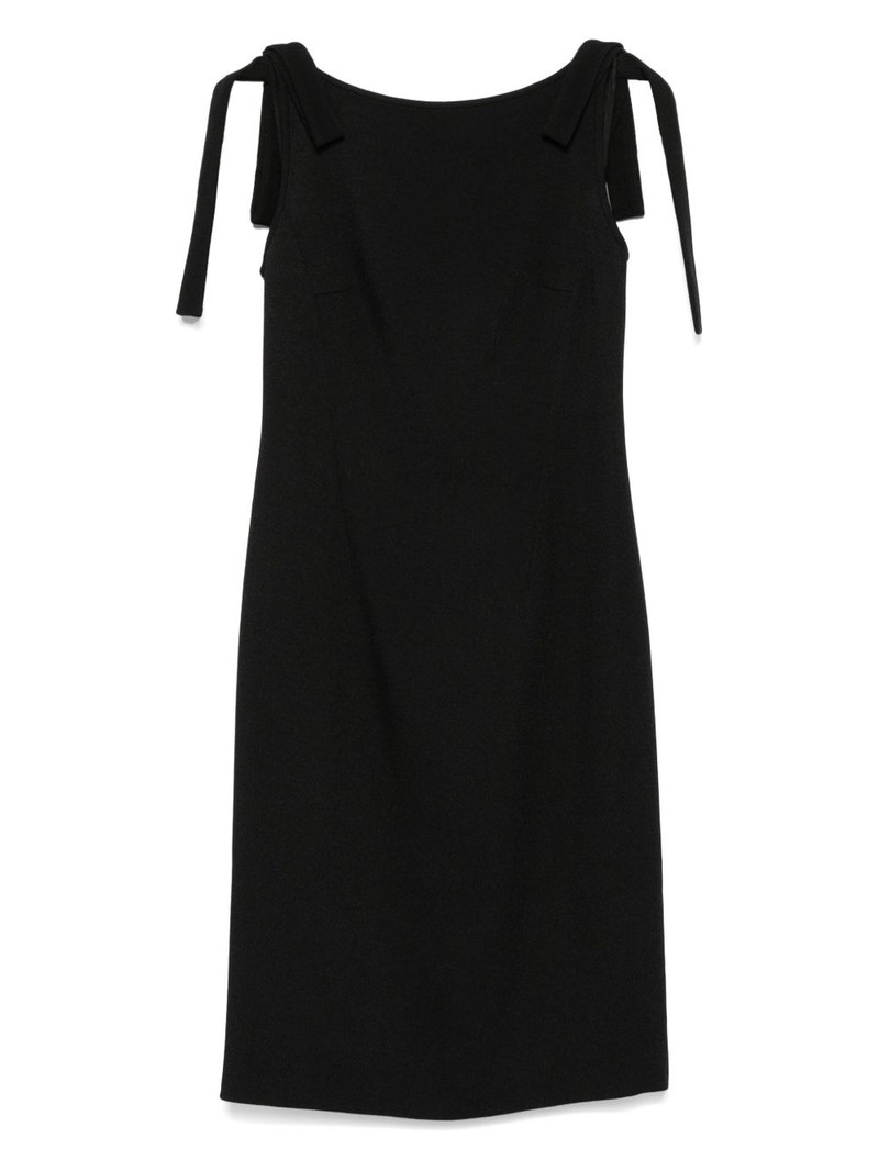 bow-detail midi dress 1