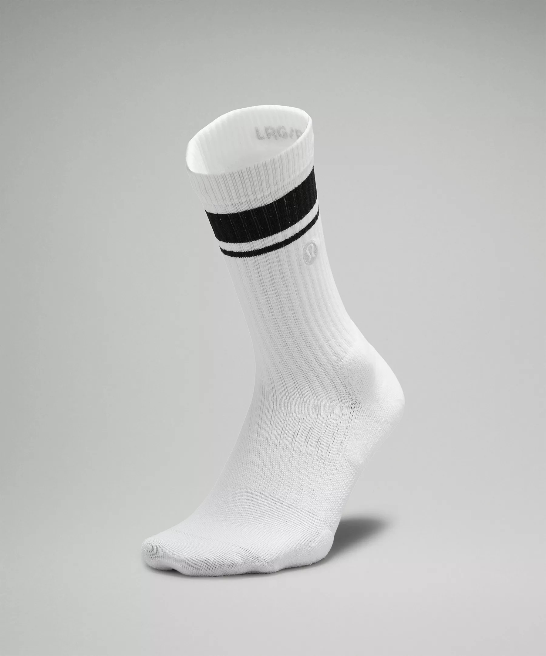 Men's Daily Stride Ribbed Comfort Crew Socks - 1