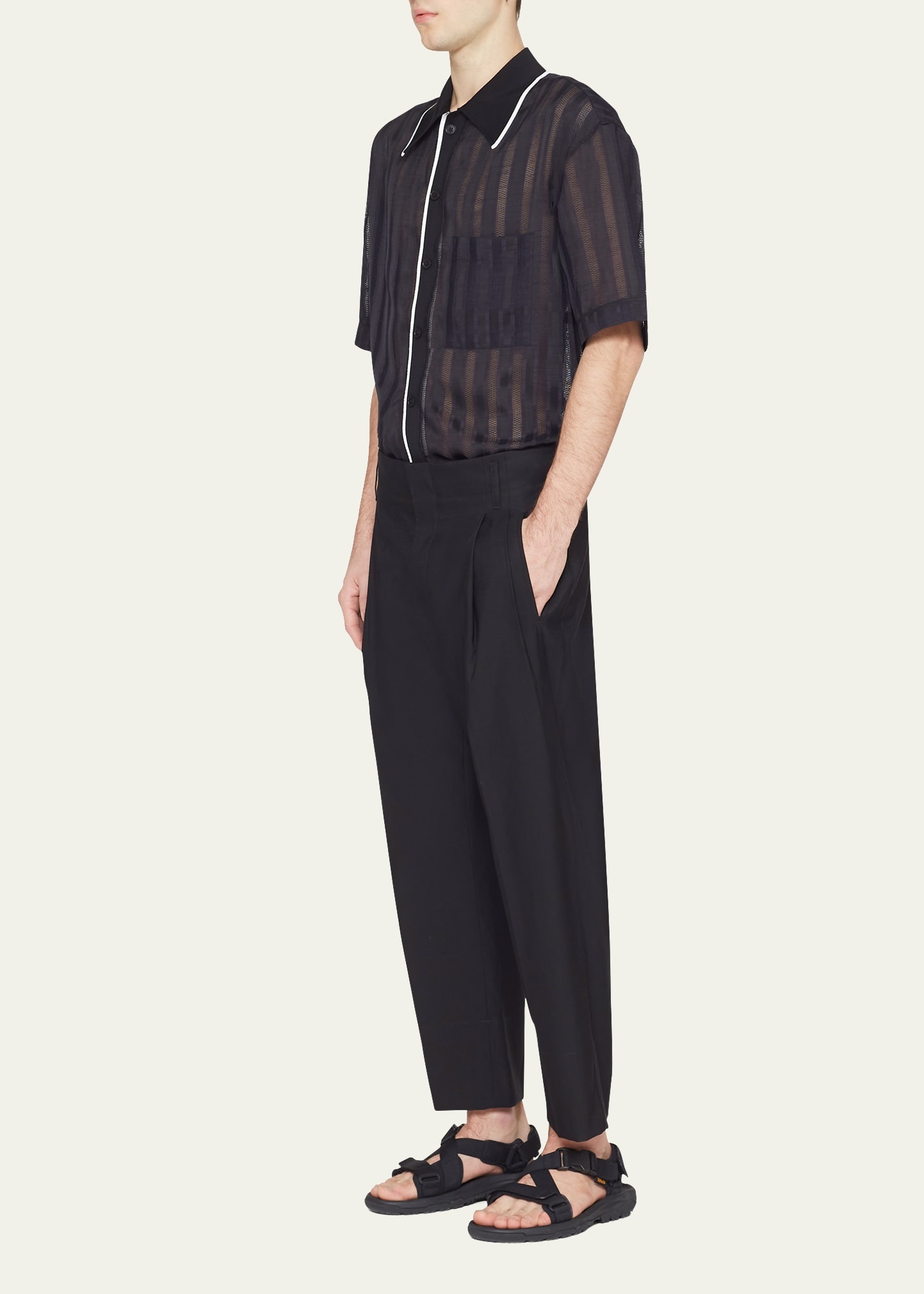Men's Double-Pleated Pants - 4