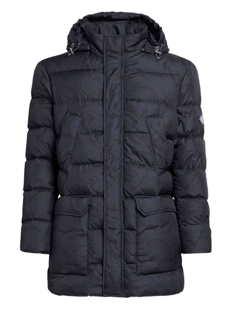 quilted 후드 부퍼 재킷 1