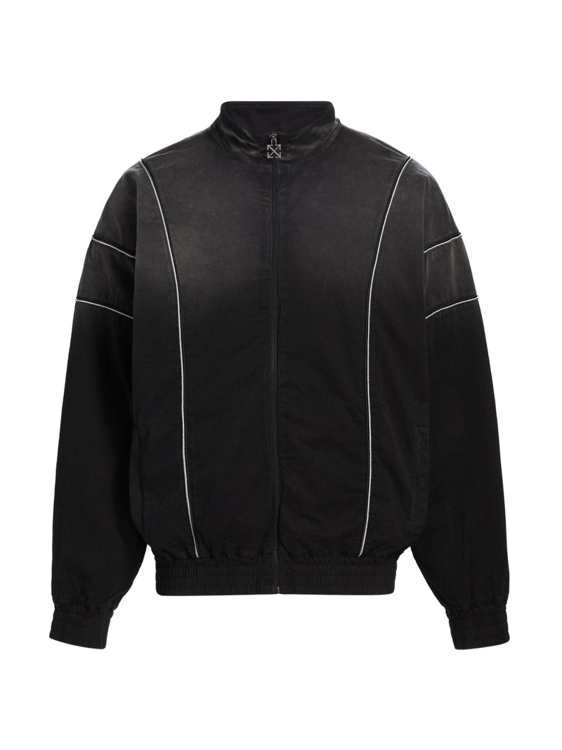 Men's Offline Cotton Track Jacket - Black 1