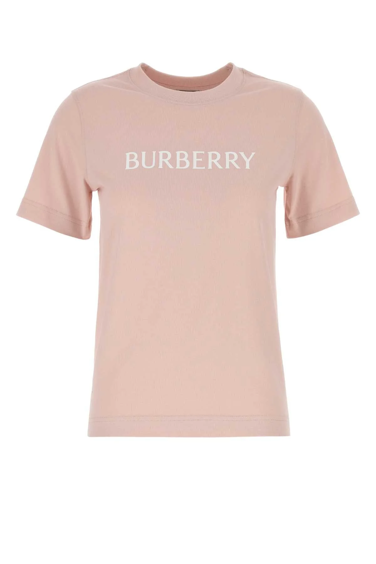 Burberry Women Pink Cotton T-Shirt - 1