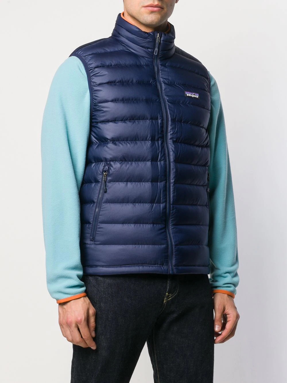 logo-patch puffer gilet - 3