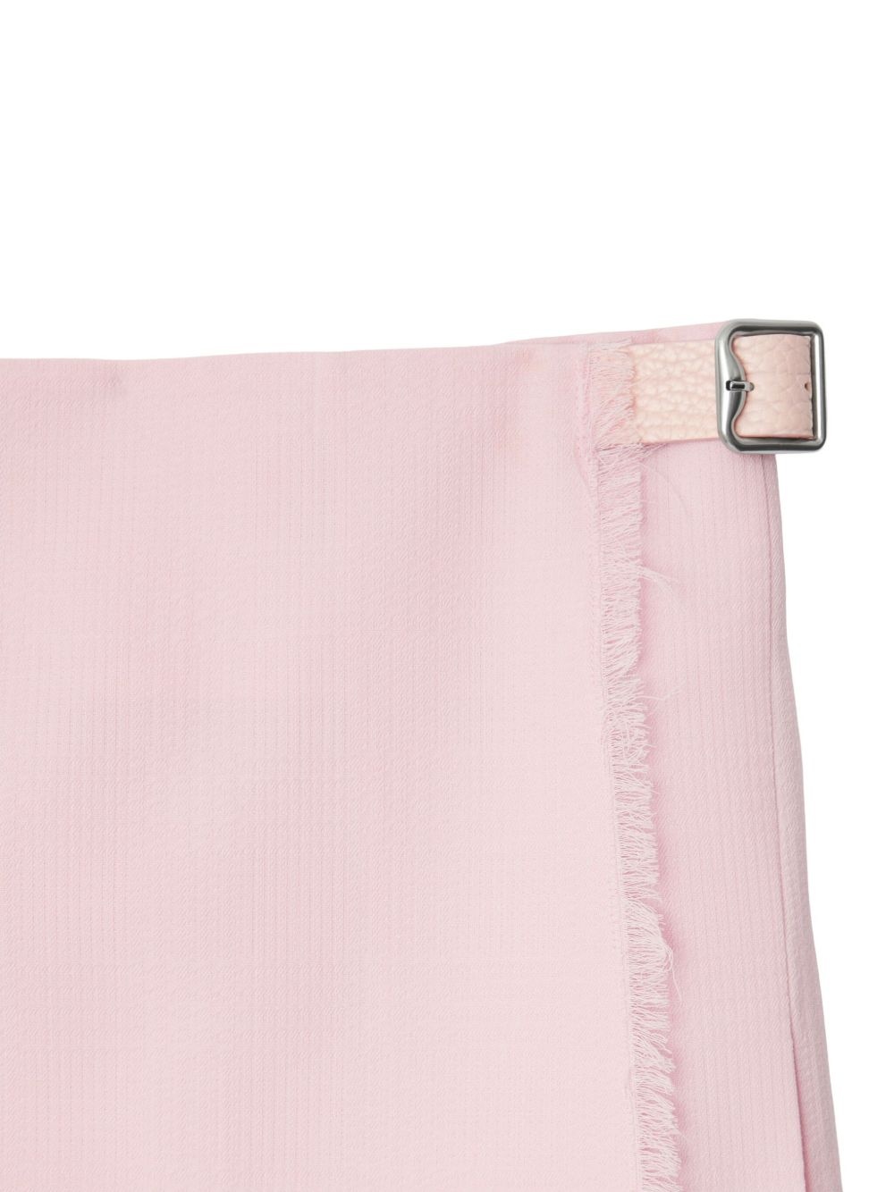 buckle-fastening wool kilt - 5
