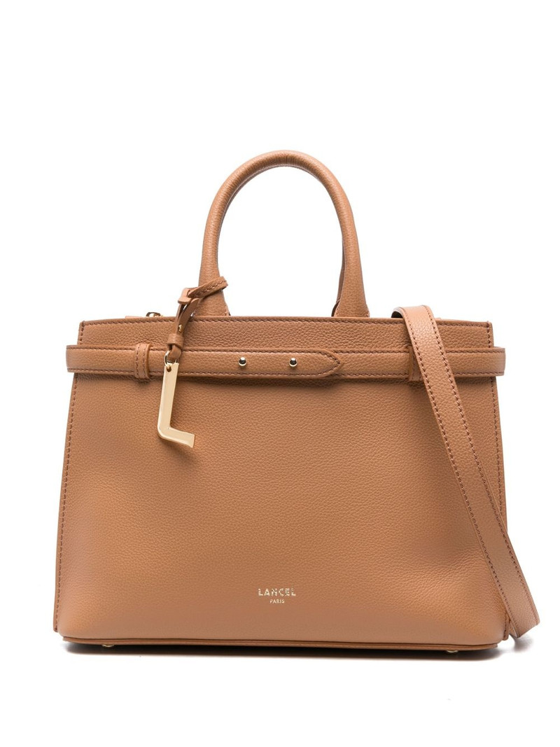mini leather tote bag 1