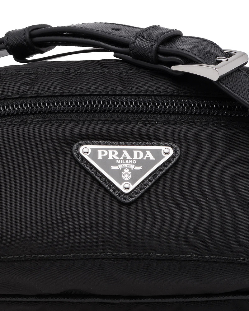 Fabric and leather belt bag 6