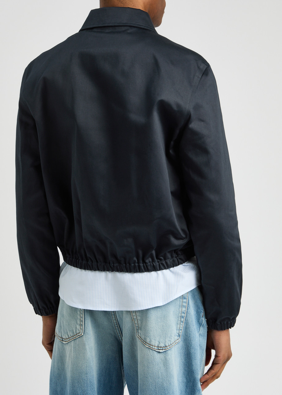 Ami Paris Logo-embroidered Cotton Jacket - 3