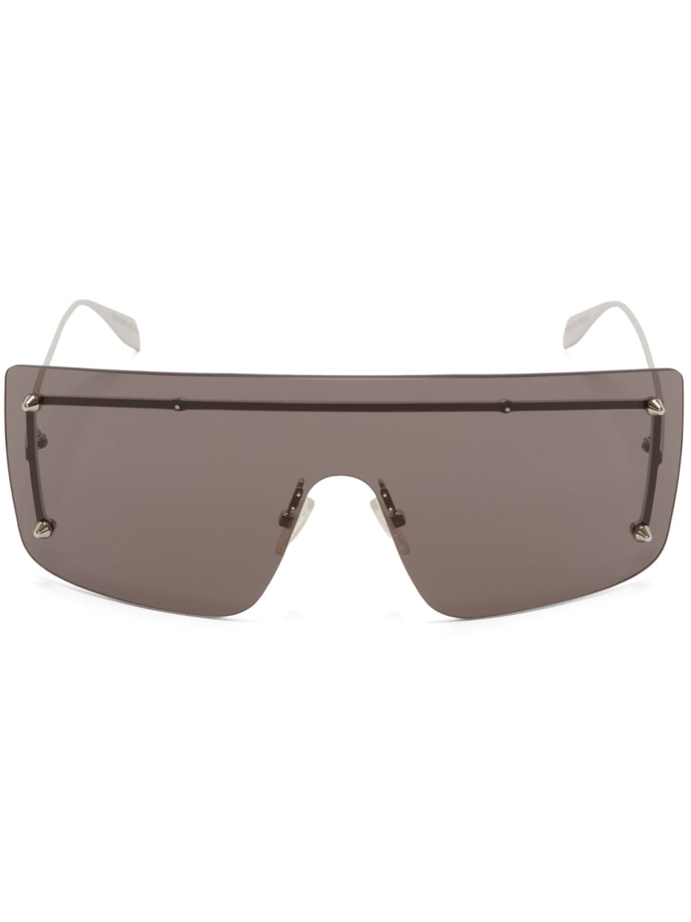 oversized-frame tinted sunglasses - 1