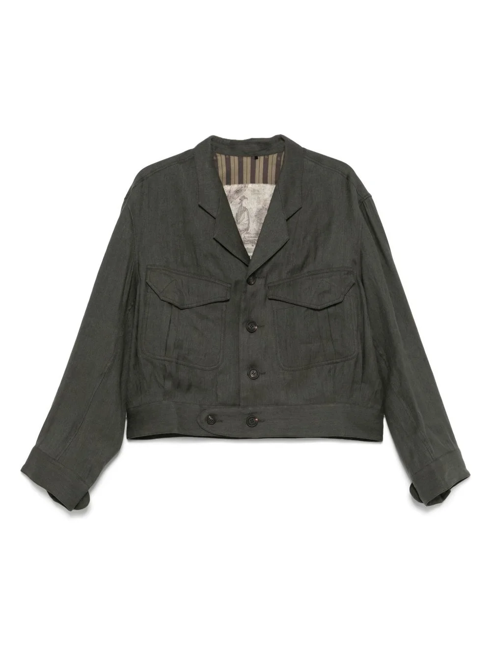 notch-lapel jacket - 1