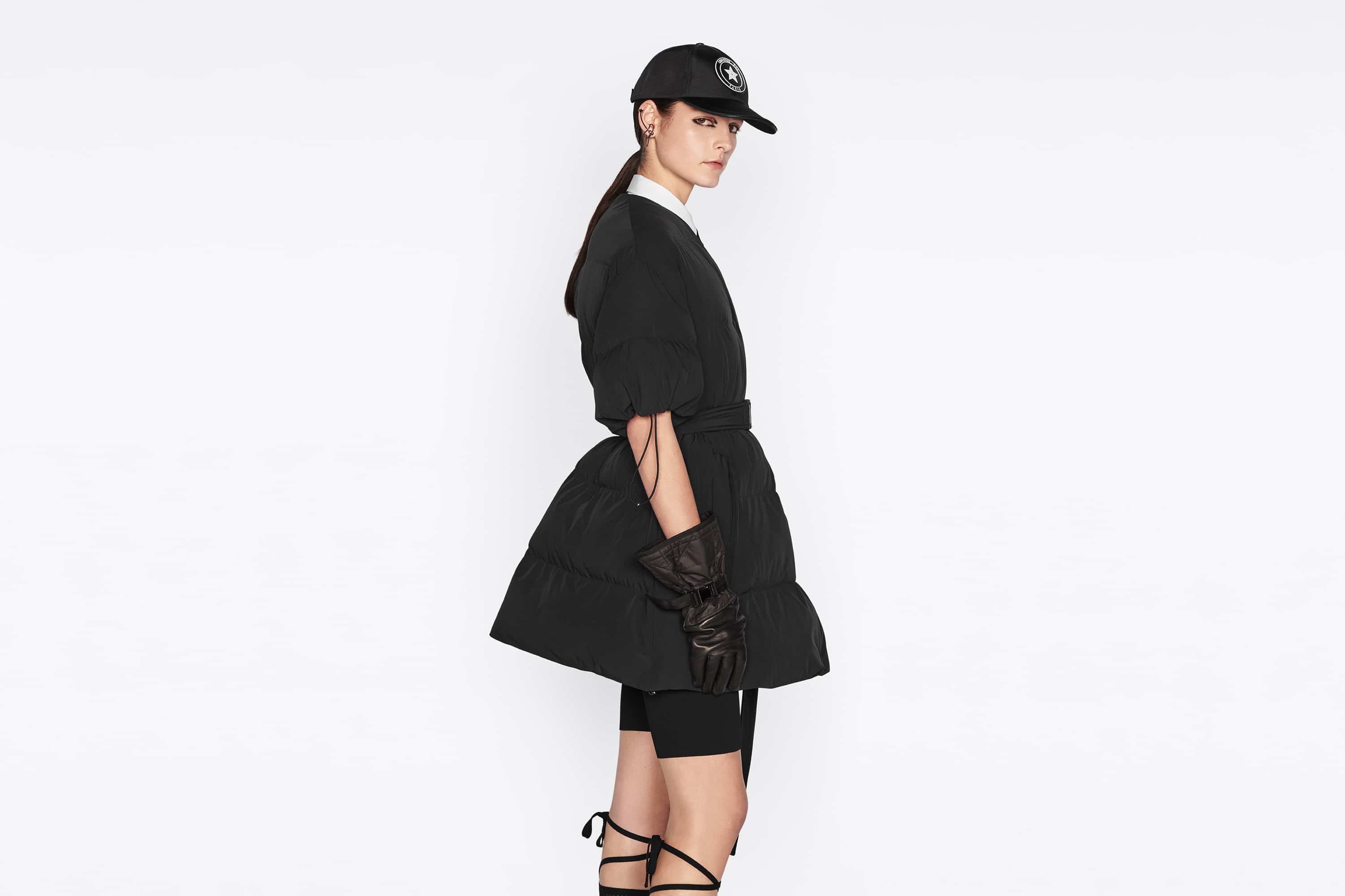 DiorAlps Mid-Length Puffer Jacket with Belt - 5