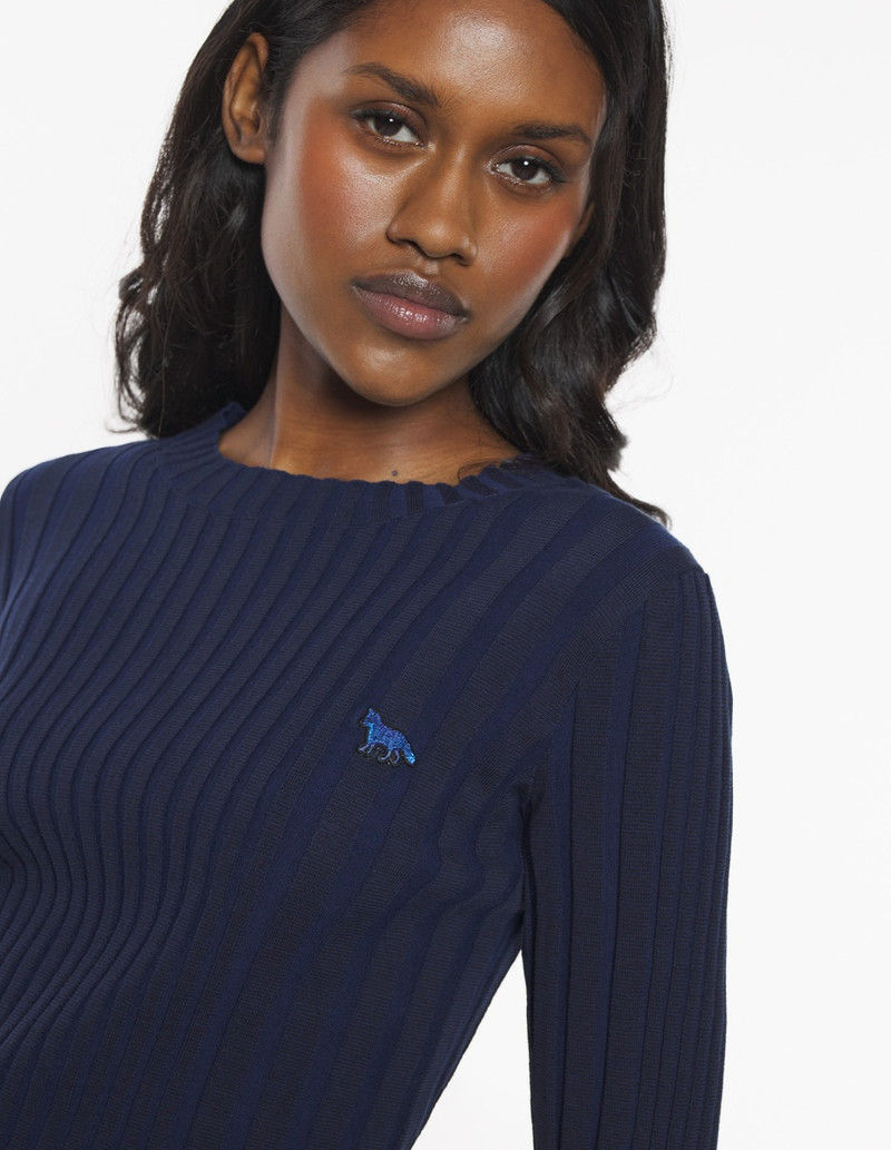 BABY FOX PATCH RIBBED JUMPER 4