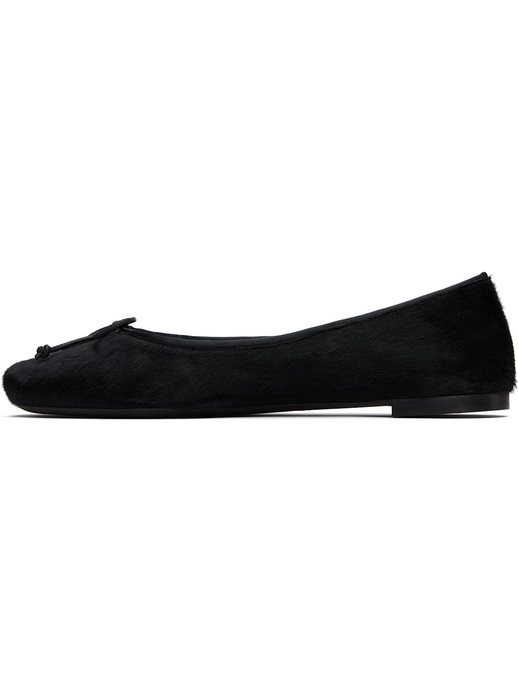 Black Charlotte Ballerina Flats - 3