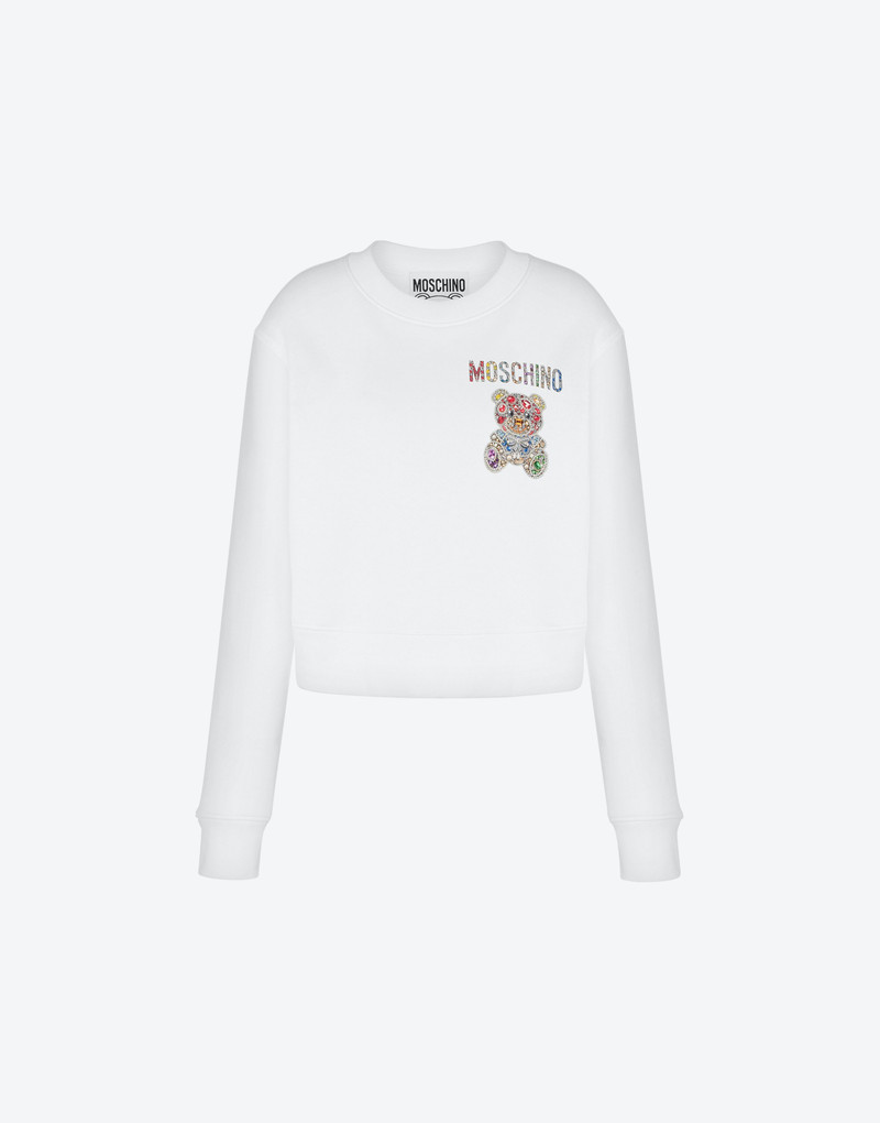 JEWEL TEDDY BEAR ORGANIC COTTON SWEATSHIRT 1