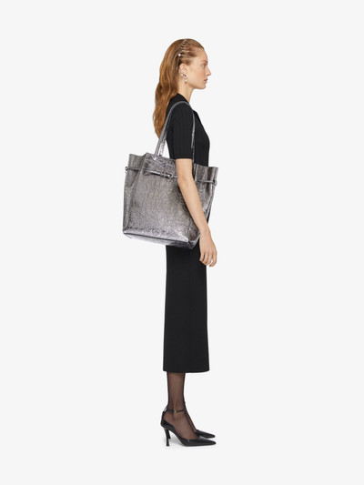 Givenchy MEDIUM VOYOU TOTE BAG IN LAMINATED LEATHER outlook