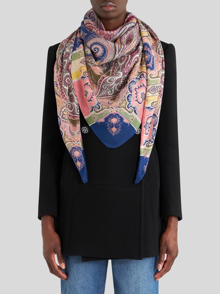 PAISLEY SILK SHAWL - 2