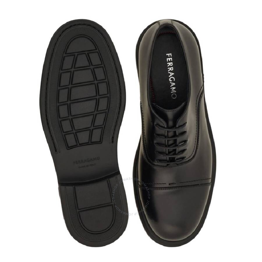 Ferragamo Leather Toe Cap Camden Oxfords - 4