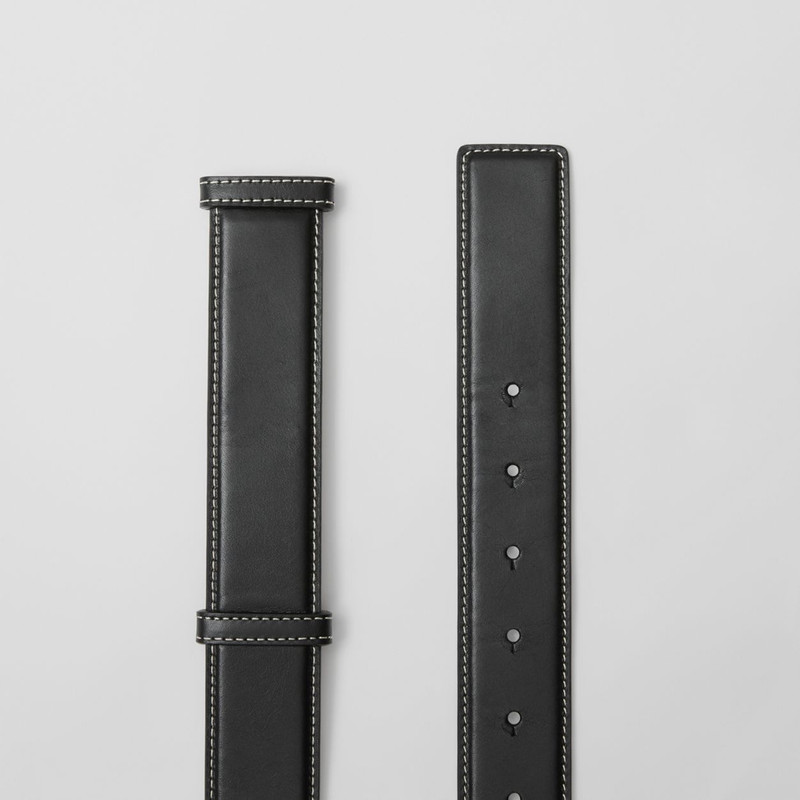 Double Monogram Motif Leather Belt 6