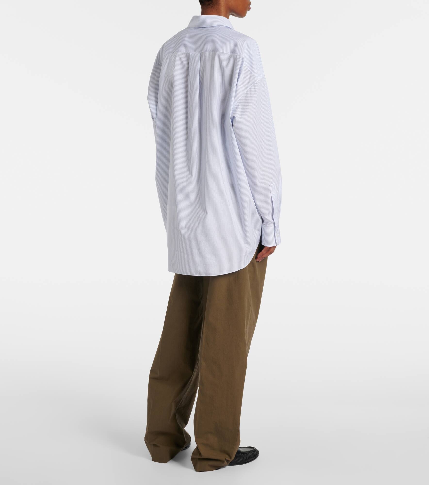 Caster striped cotton poplin shirt - 3