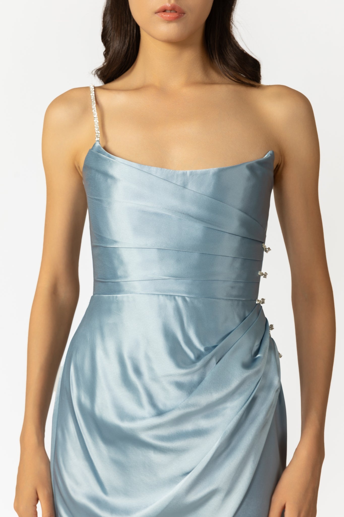 PASHA SATIN GOWN - 4