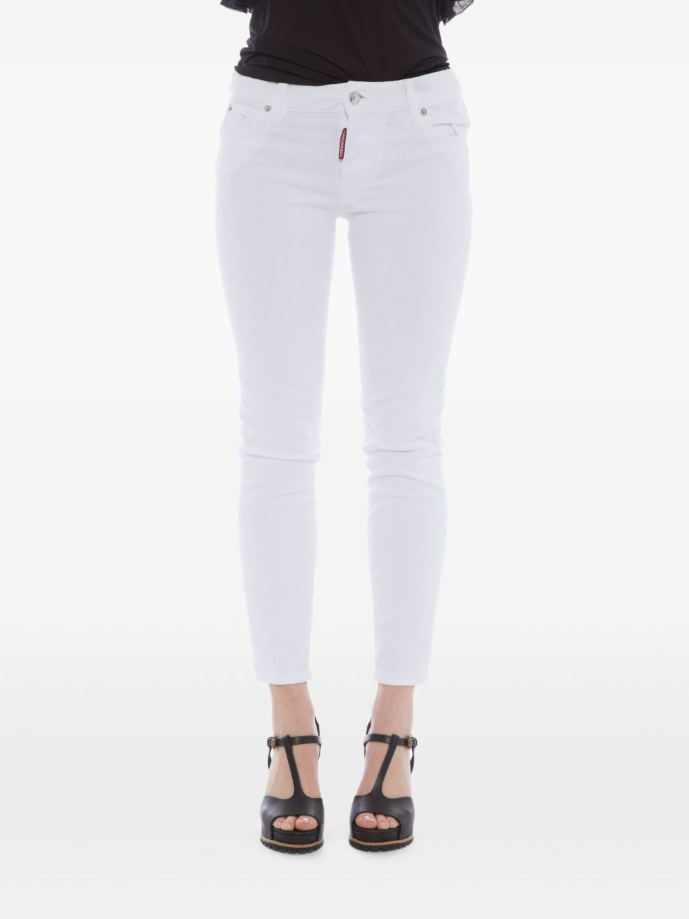 stretch-cotton pants - 2