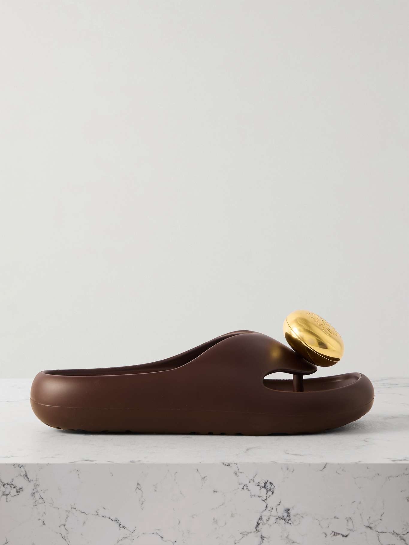 【LOEWE】最新作★Paula's Ibiza Bubble logo ペブル サンダル LOEWE + Paula's Ibiza Bubble logo-detailed rubber slides