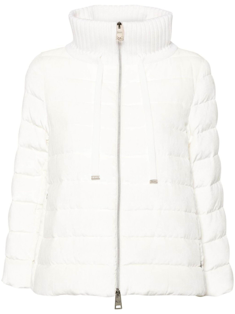 corduroy puffer jacket - 1