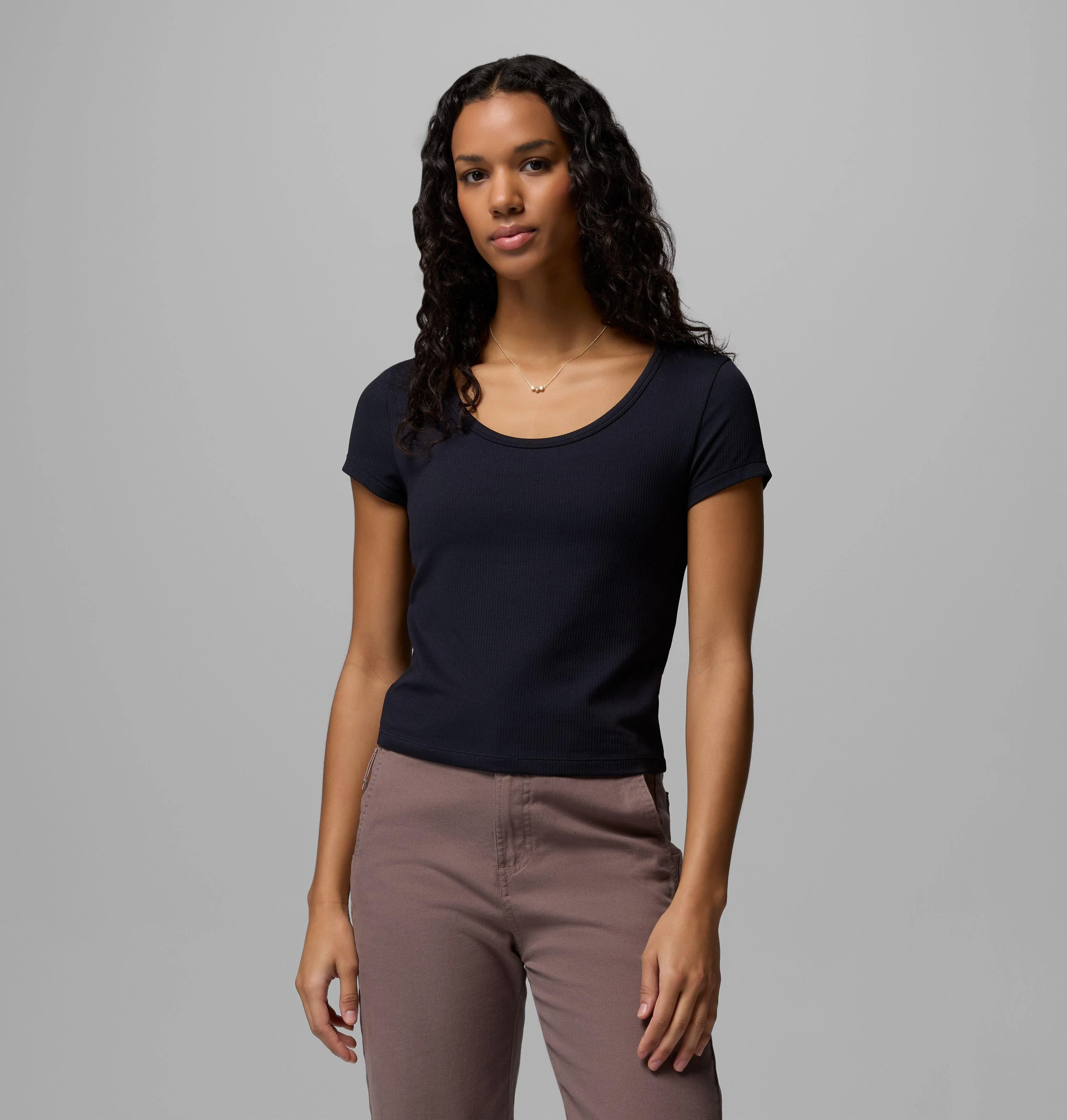 Women's Pinetown Canyon Rib Short Sleeve T-Shirt - 1