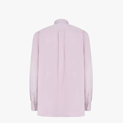 FENDI Lilac cotton shirt outlook