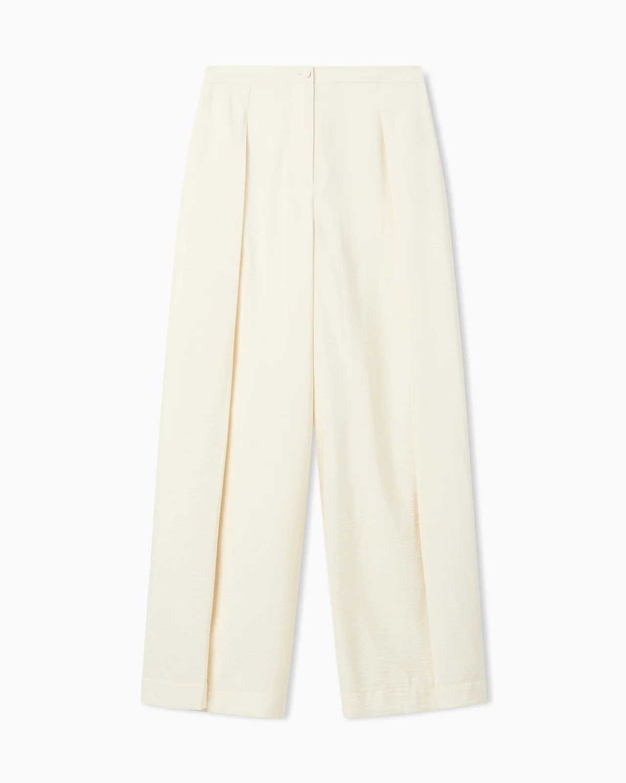 WIDE TROUSERS IN TECHNO RAYON - 1