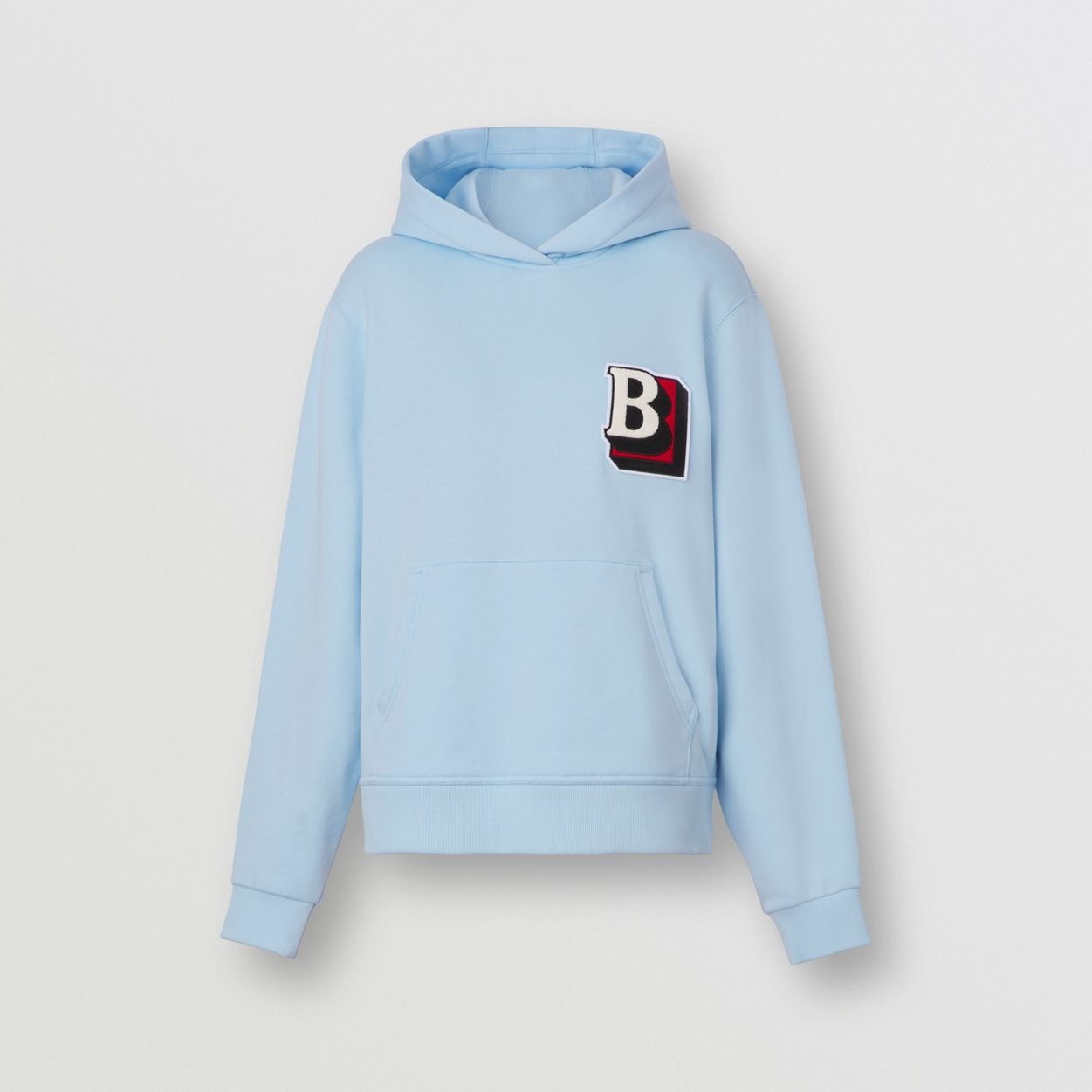 Letter Graphic Cotton Oversized Hoodie - 1