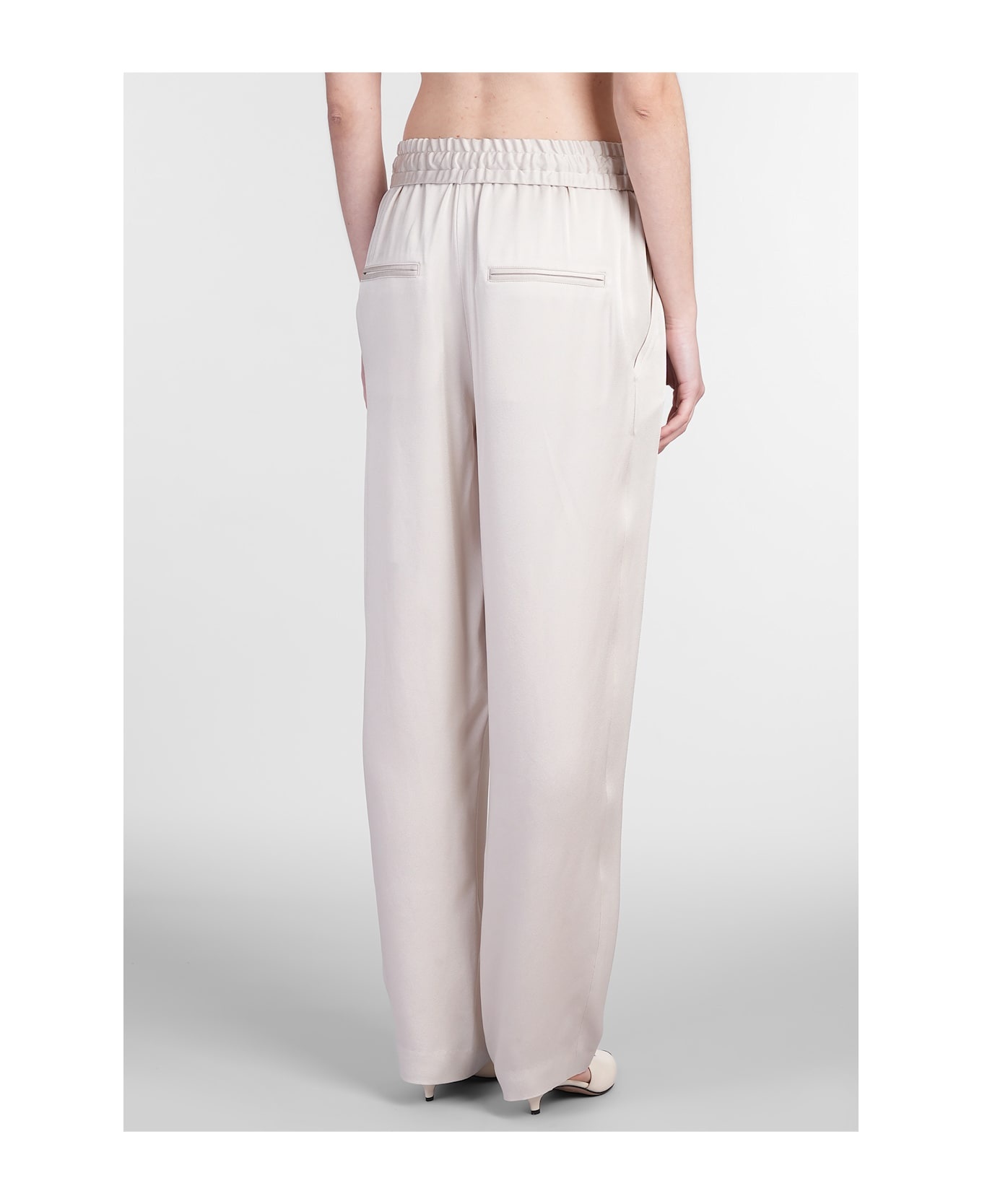 Kendry Pants In Beige Viscose - 3