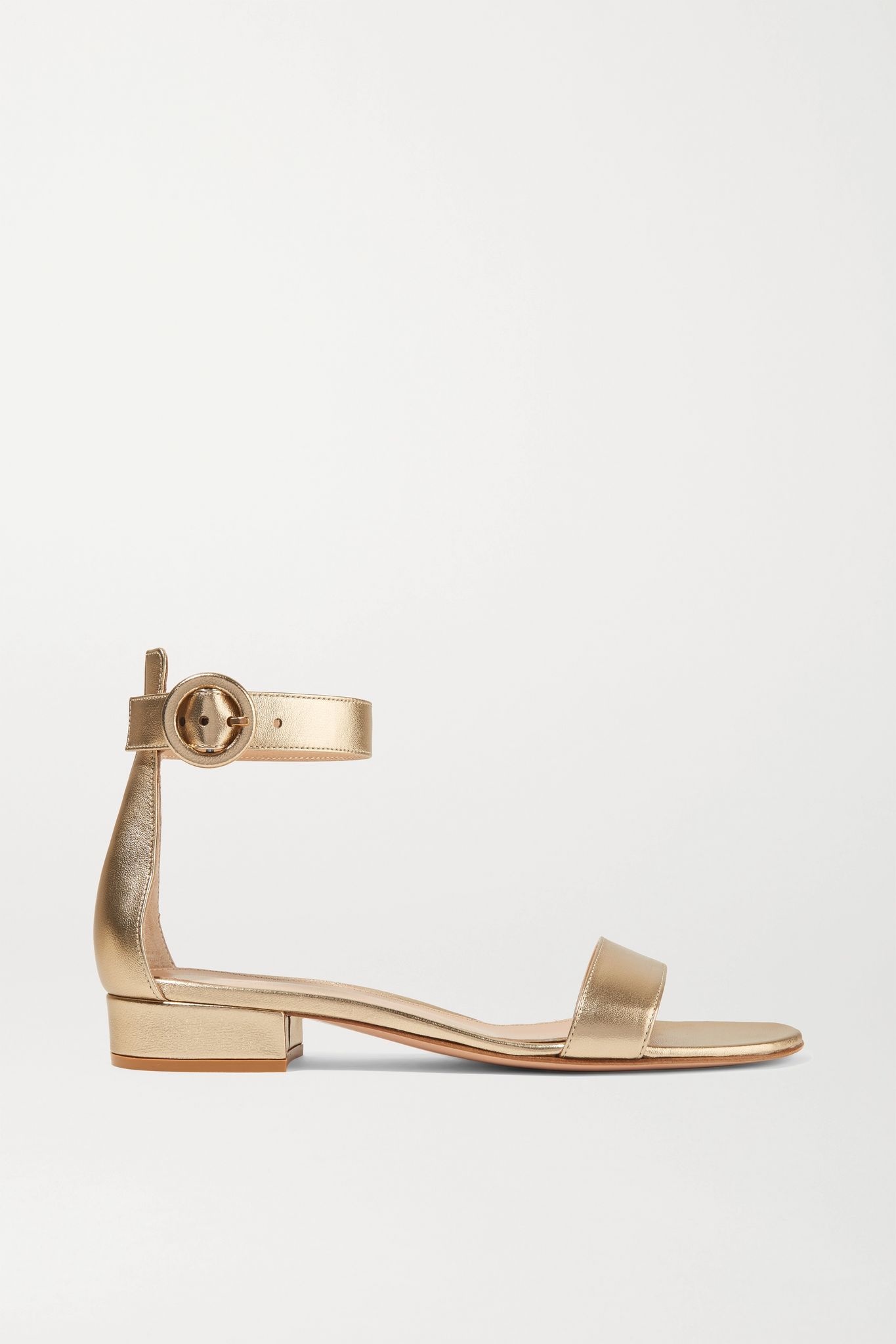 Versilia 20 metallic leather sandals - 1