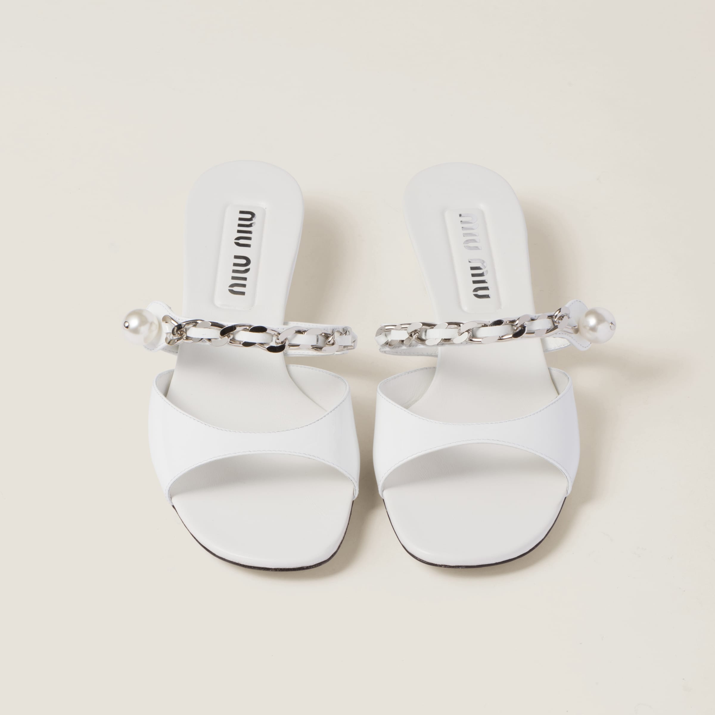 Patent leather mules - 4