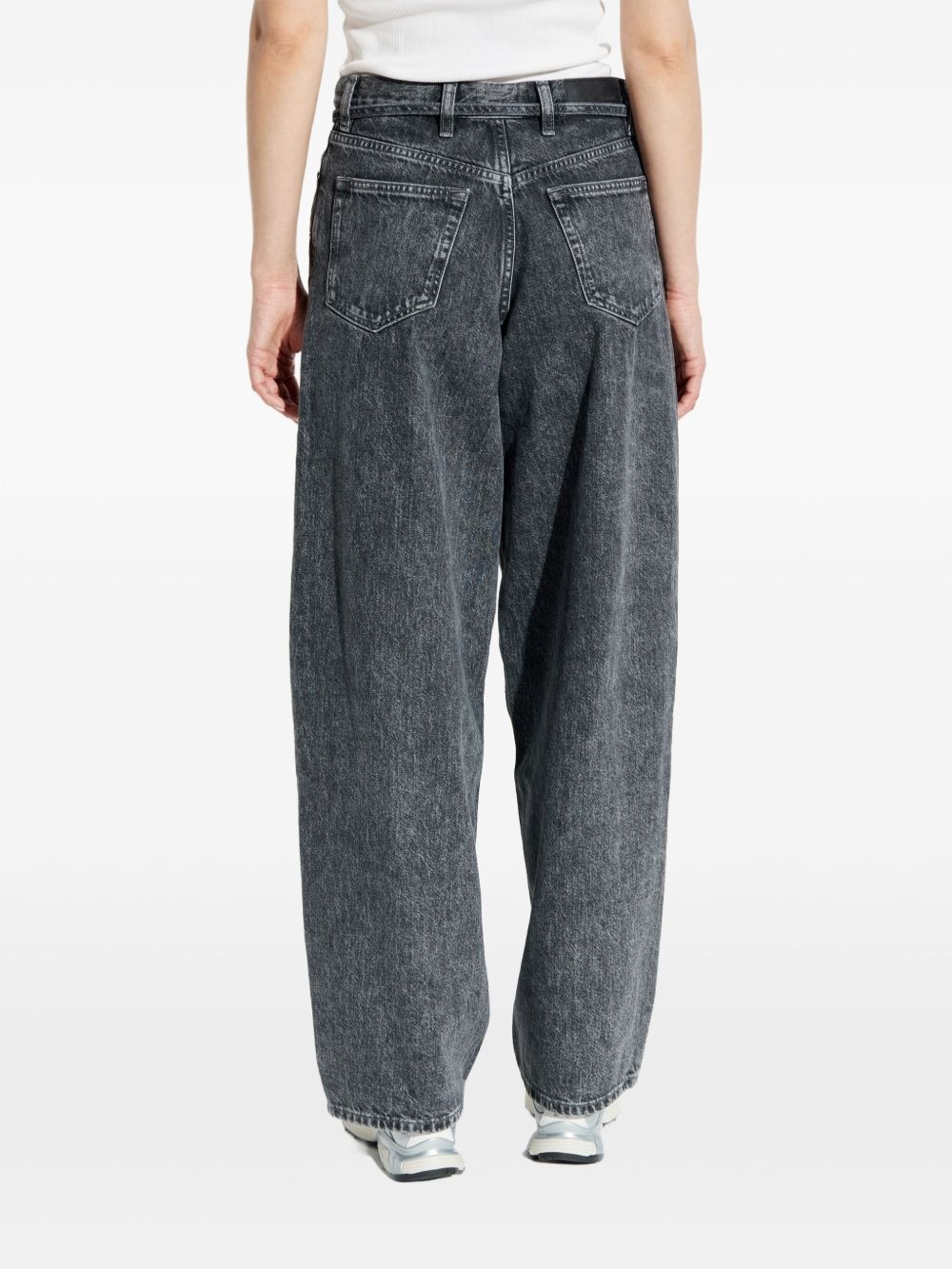 logo-patch jeans - 4