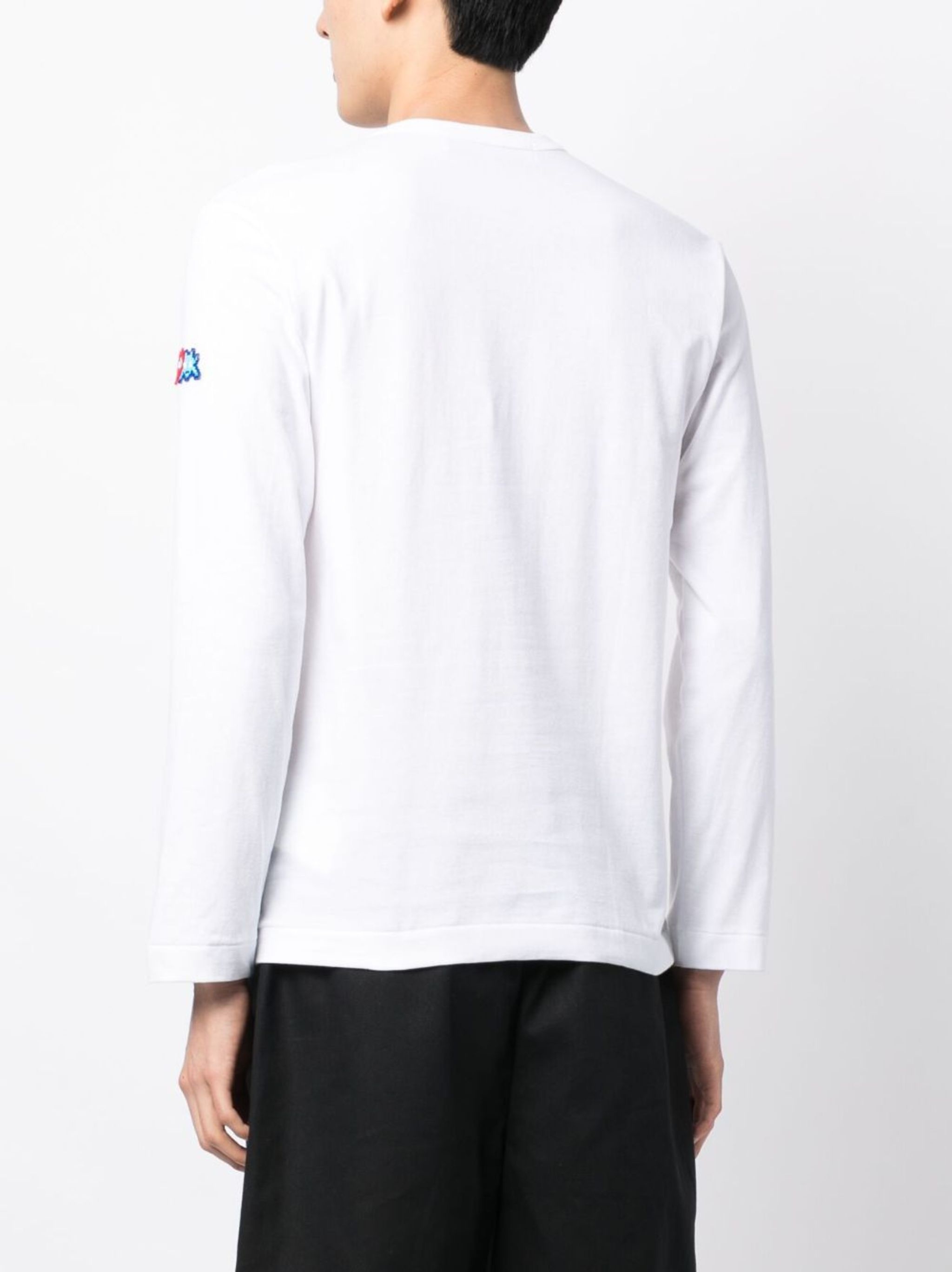 x the Artist Invader pixelated-appliqué T-shirt - 4