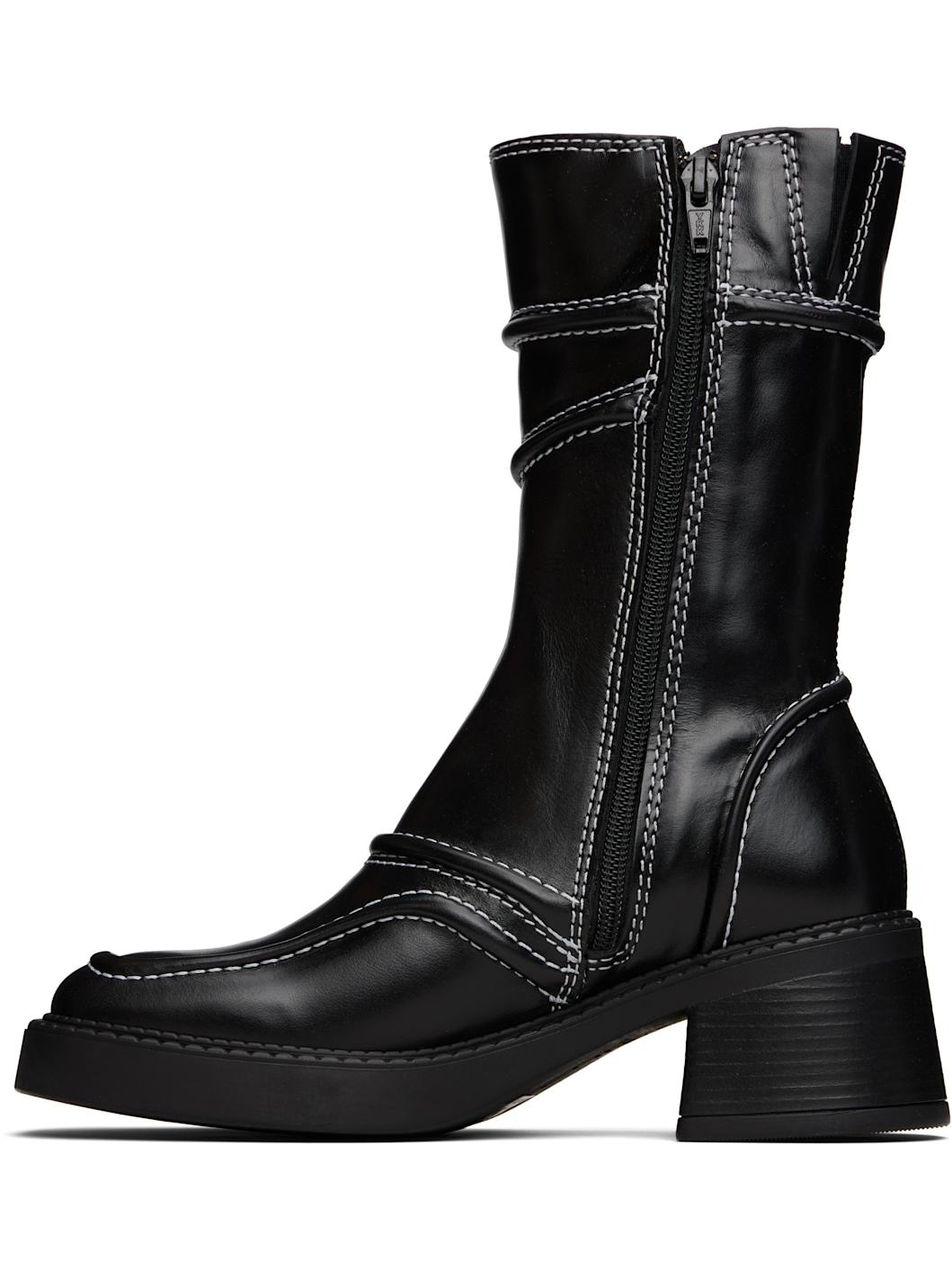 Black Malene Ankle Boots - 3