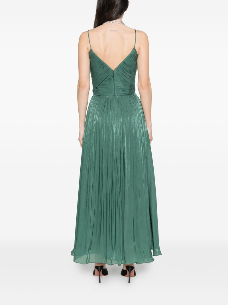Fayla V-neck pleated maxi dress 4