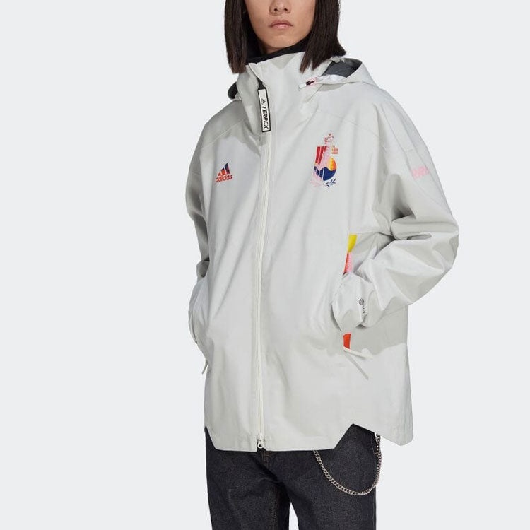adidas Belgium MYSHELTER Jacket 'Cloud White Pink' HE1438 - 4