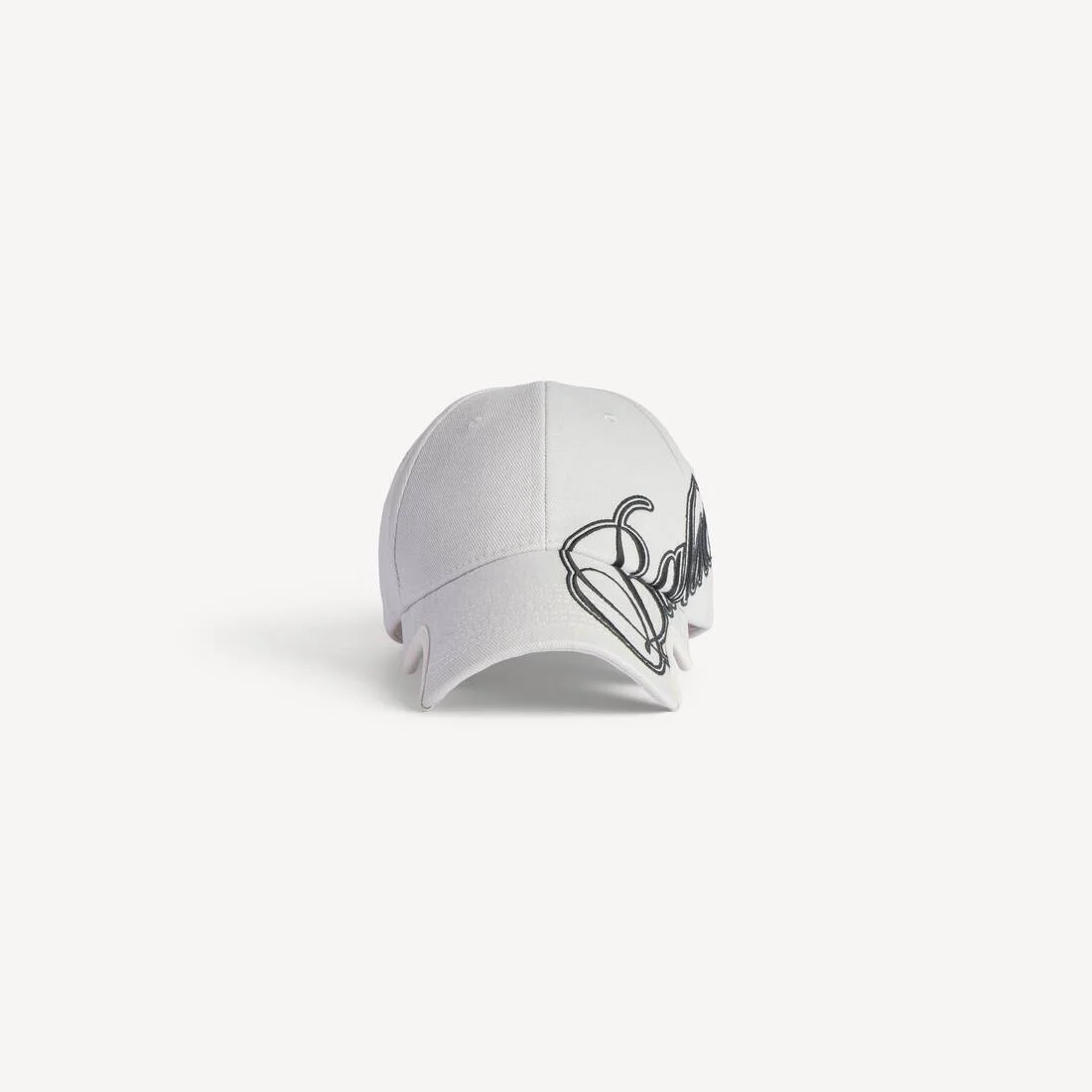 Men's Cursive Cap in Dirty White - 1