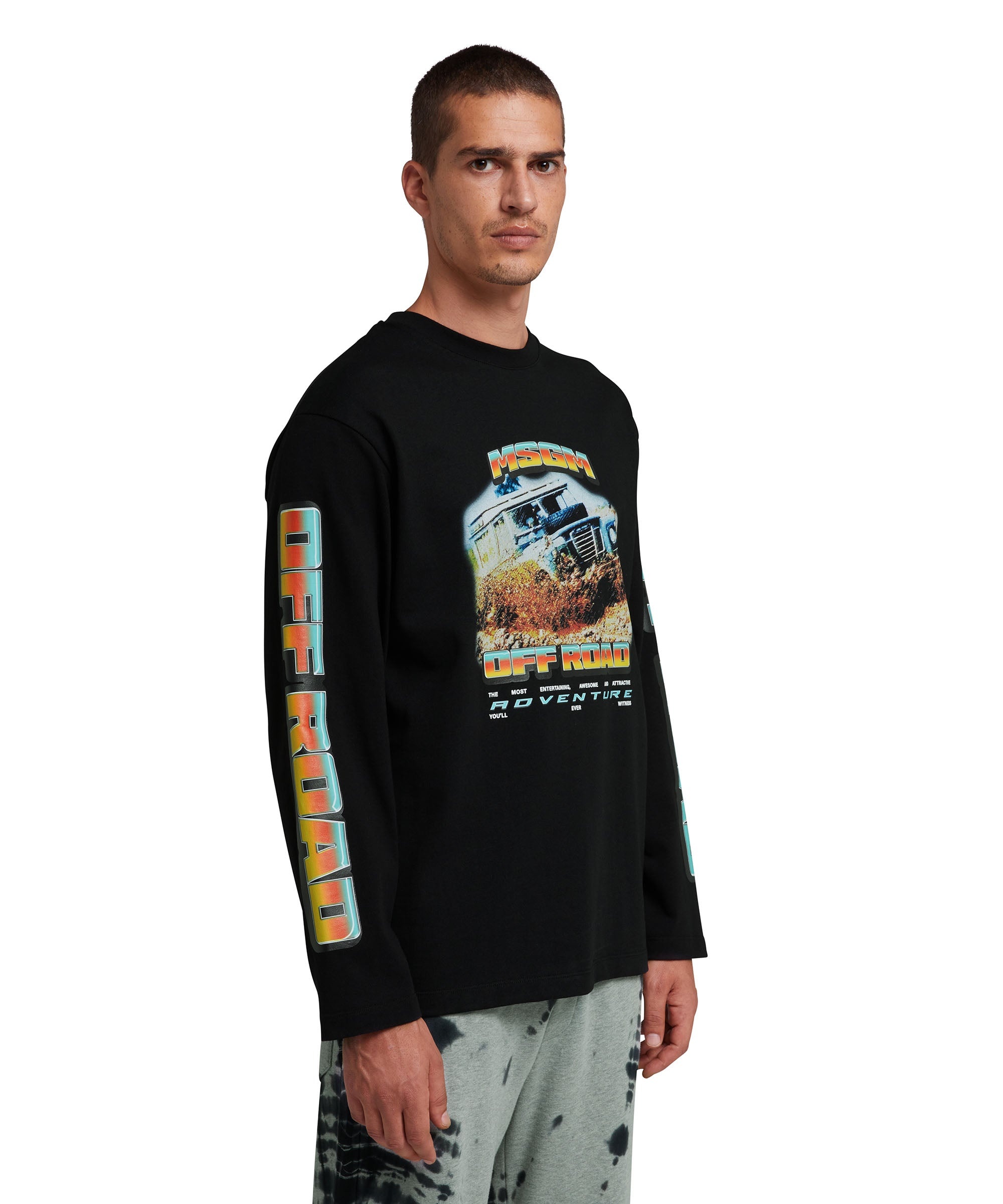 Long sleeve T-Shirt with "off road" graphic - 4