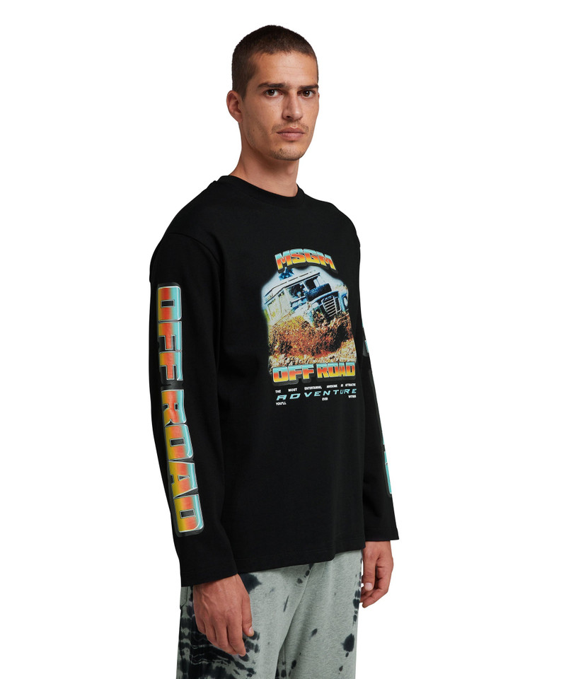Long sleeve T-Shirt with "off road" graphic 4