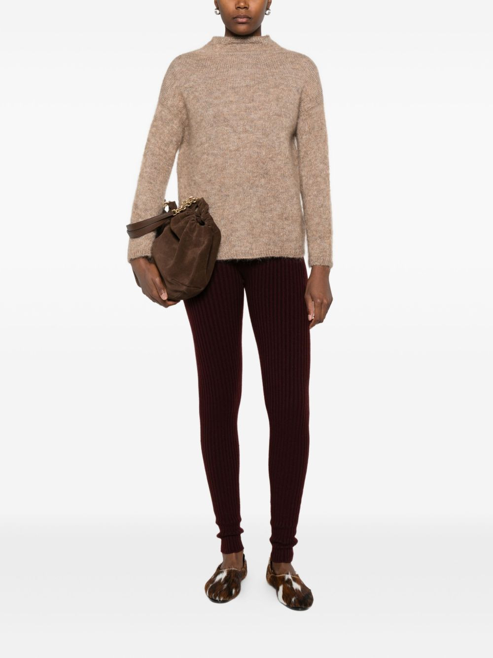 funnel neck sweater - 2
