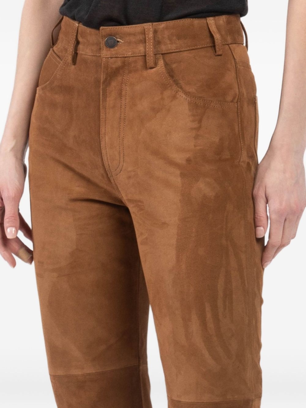 Roe flared suede trousers - 6