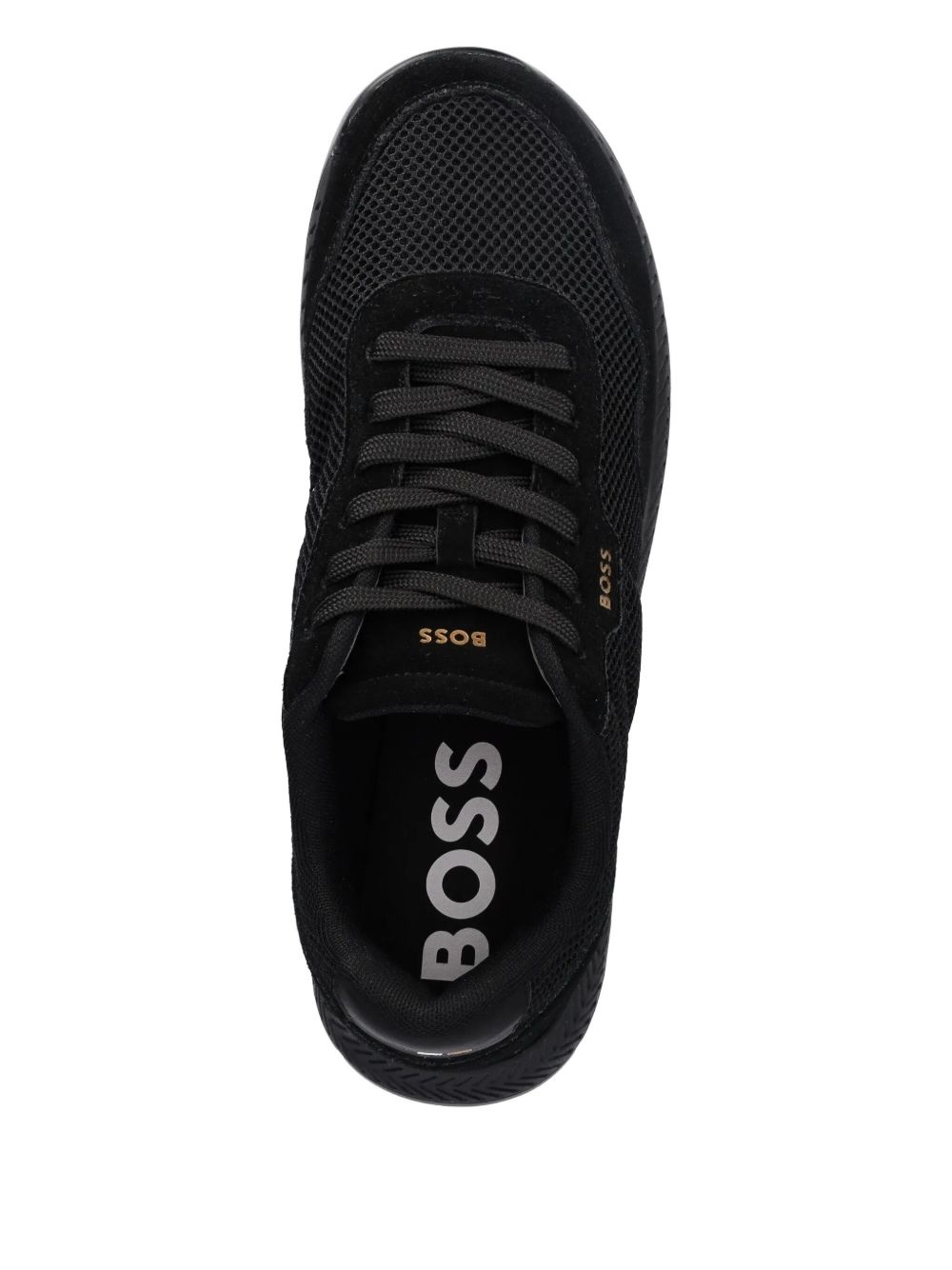 Titanium mesh-panel sneakers - 4