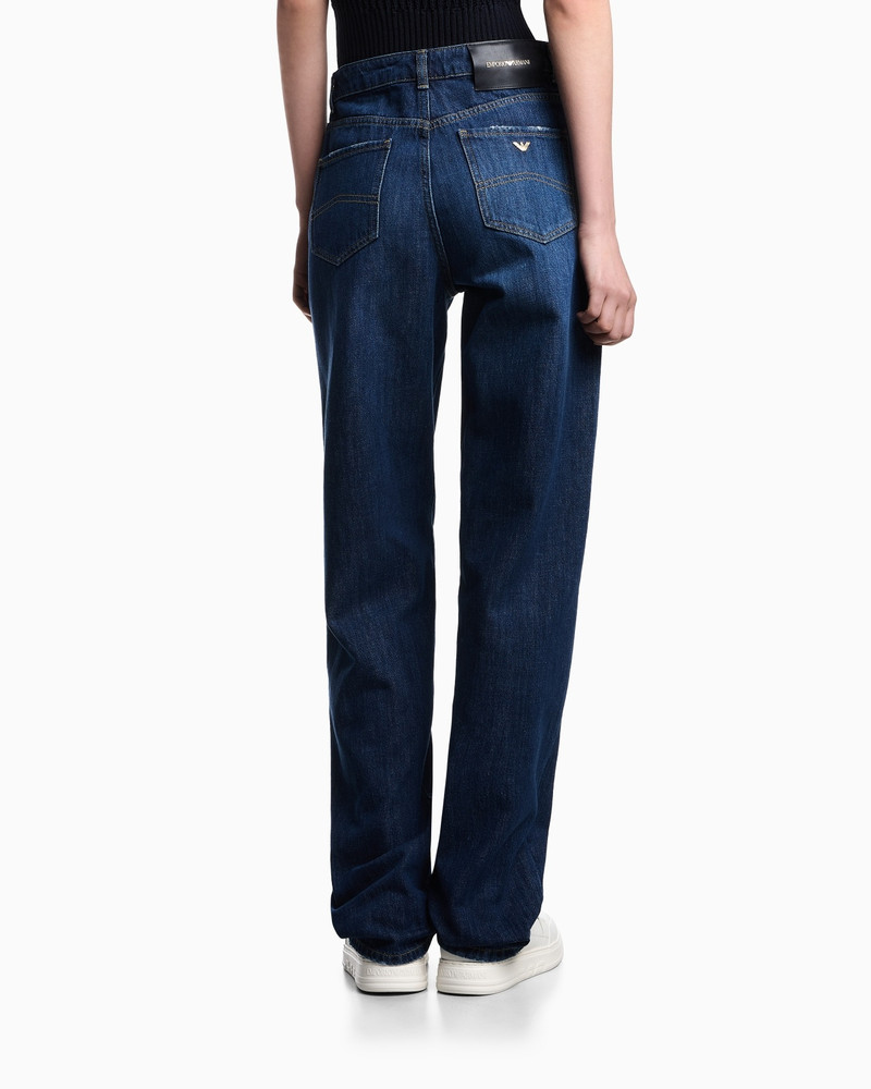 J4B MID/HIGH-RISE STRAIGHT-LEG, DENIM JEANS 3