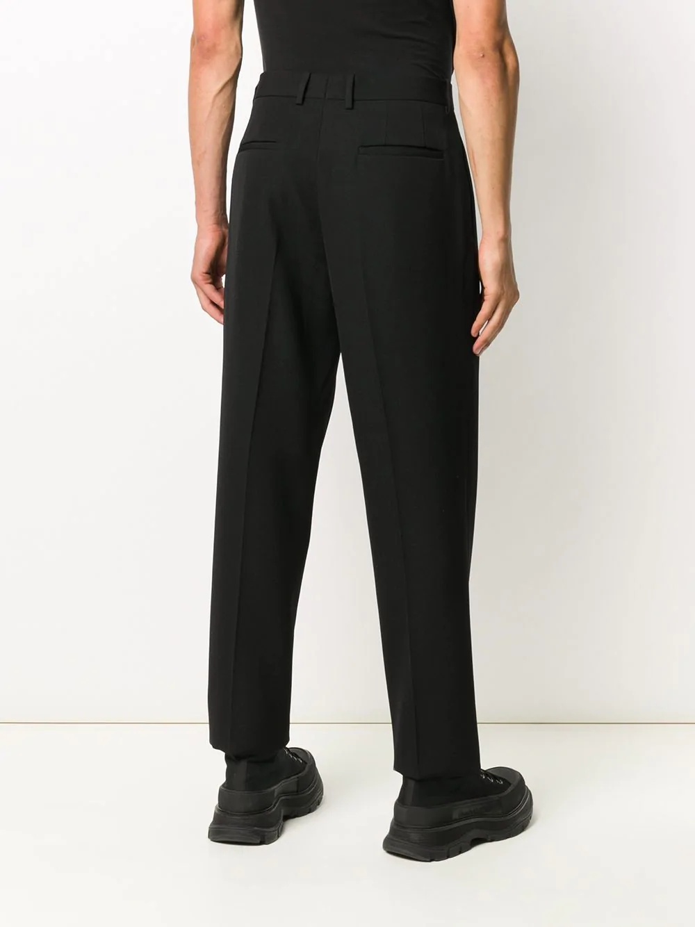 single-pleat trousers - 4