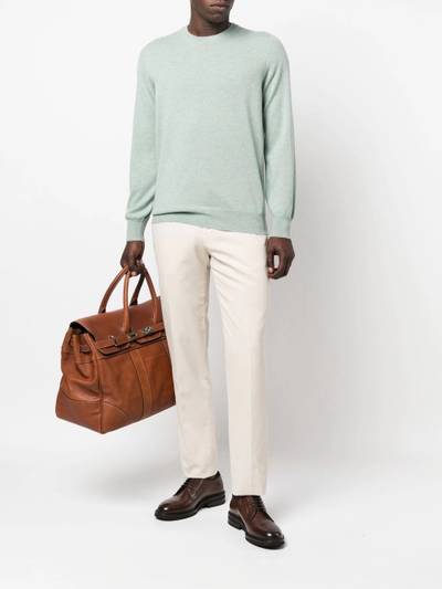 Brunello Cucinelli ribbed-knit crew neck jumper outlook