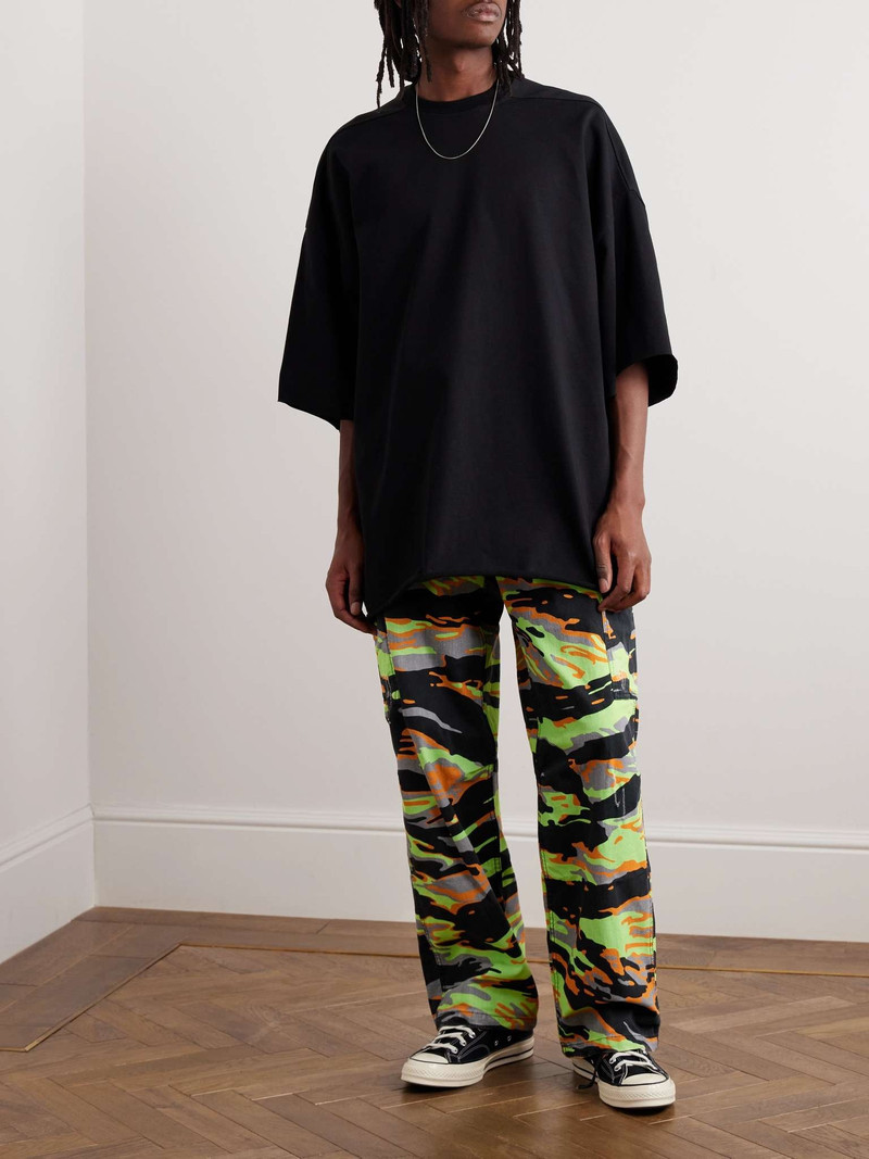 ERL Wide-Leg Camouflage-Print Denim Cargo Trousers outlook