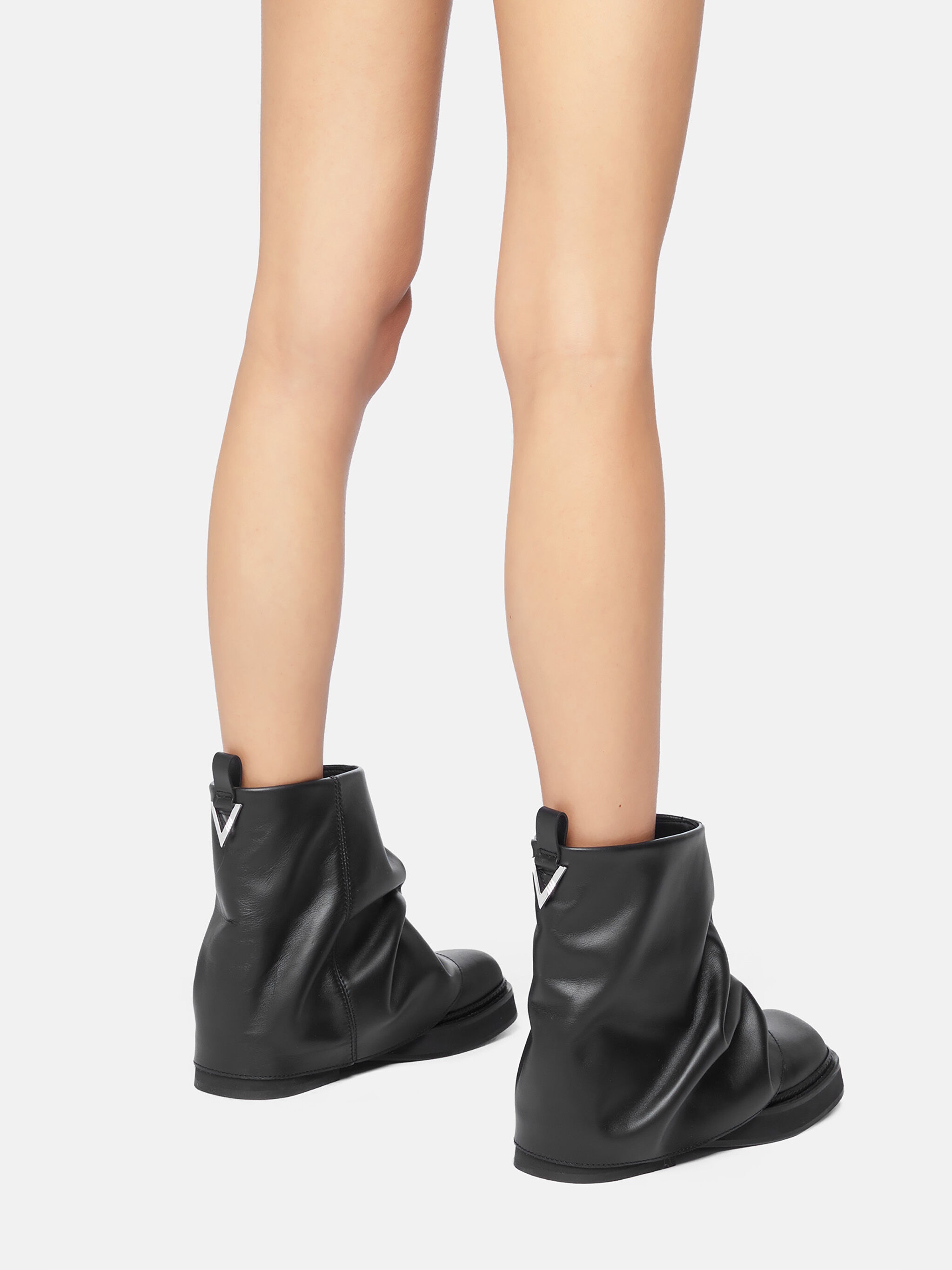 ''MINI ROBIN'' BLACK COMBAT BOOT - 3